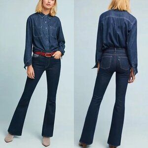 NWT Levi’s x Anthropologie Limited Edition Stem Flare Embroidered Jeans …
